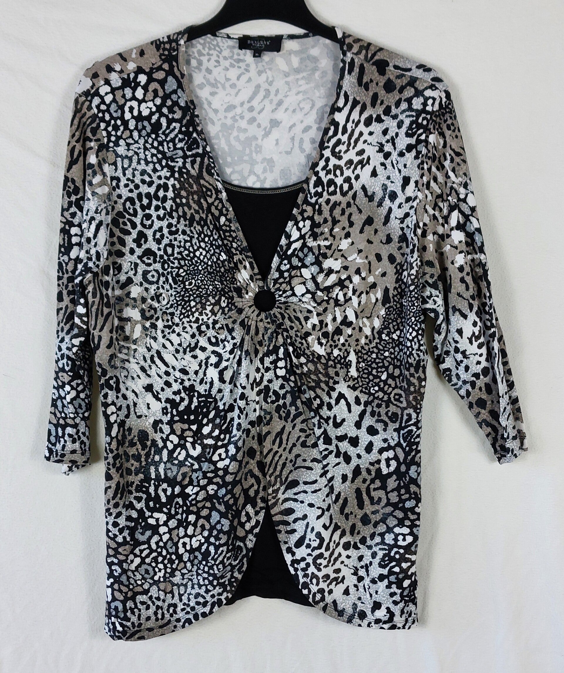 Langarmshirt 3/4-Arm Bexleys Woman Gr. XL