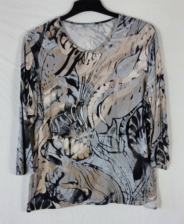 Langarmshirt 3/4-Arm Rabe Gr. 48