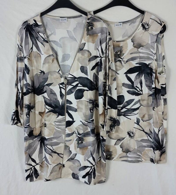 Damen-Set Cardigan & Trägertop 48
