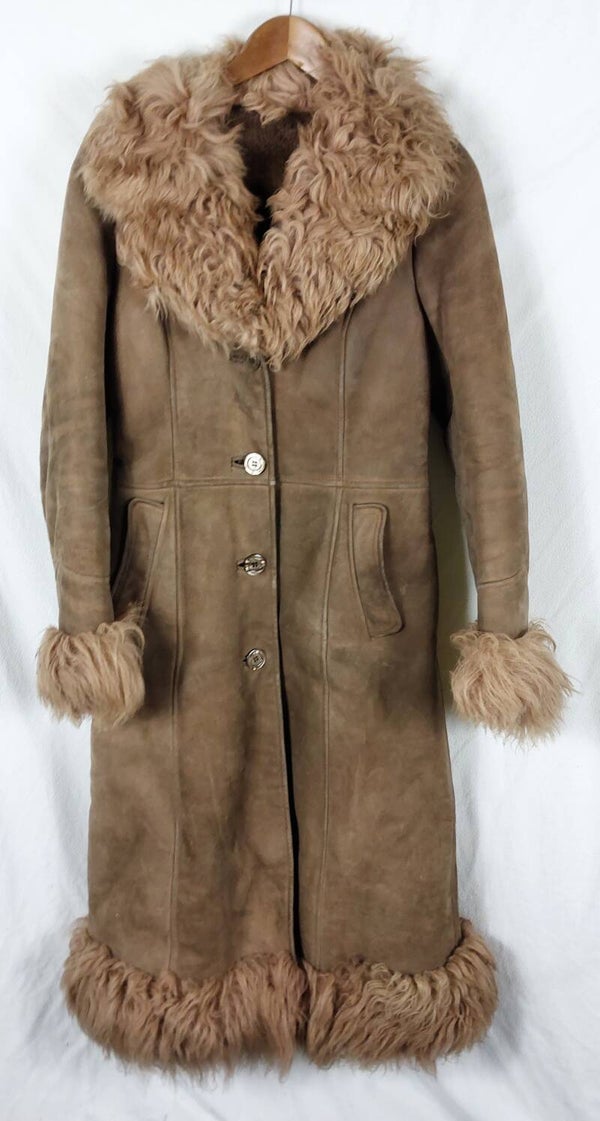 Damen Ledermantel Gr. XS