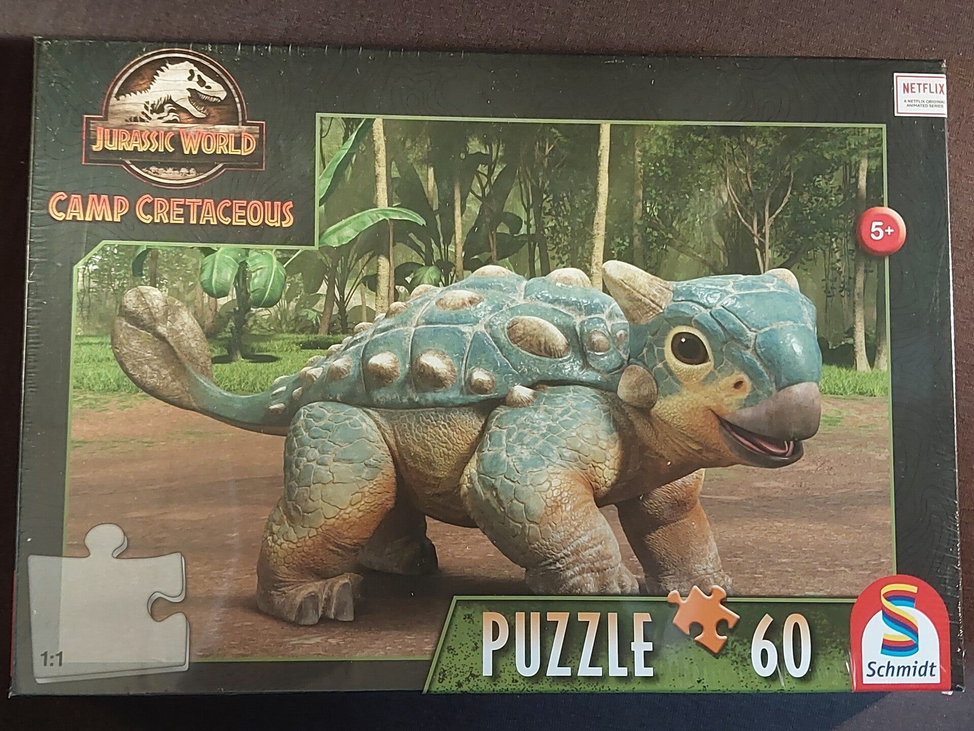 Puzzle Jurassic World, Camp Cretaceous - Der Ankylosaurus Bumby