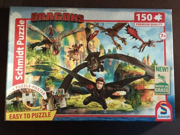 Puzzle DreamWorks, Dragons - Fliegende Drachen