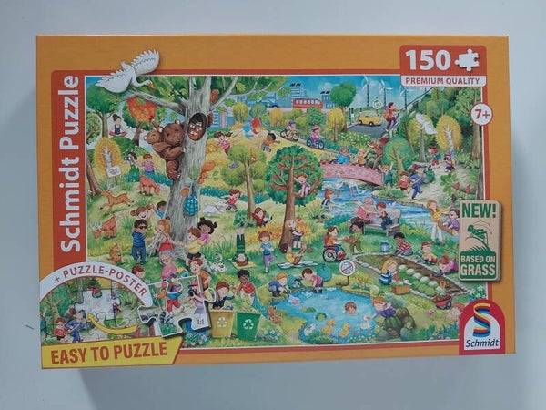 Puzzle Spiel, Spaß und Umweltschutz