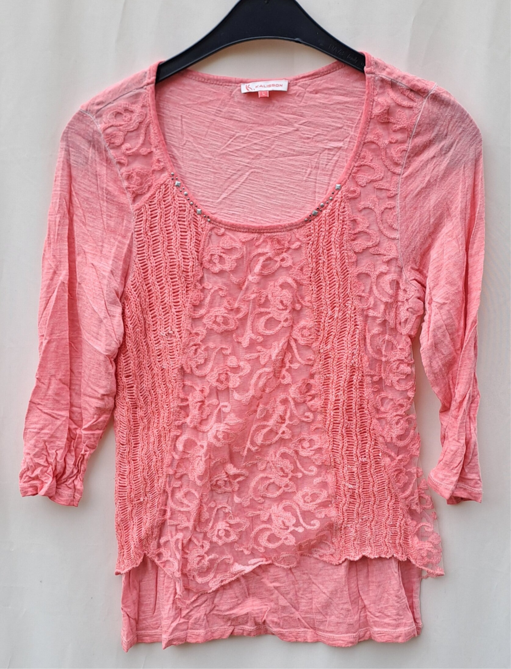 Langarmshirt 3/4-Arm K. Kalisson Gr. L