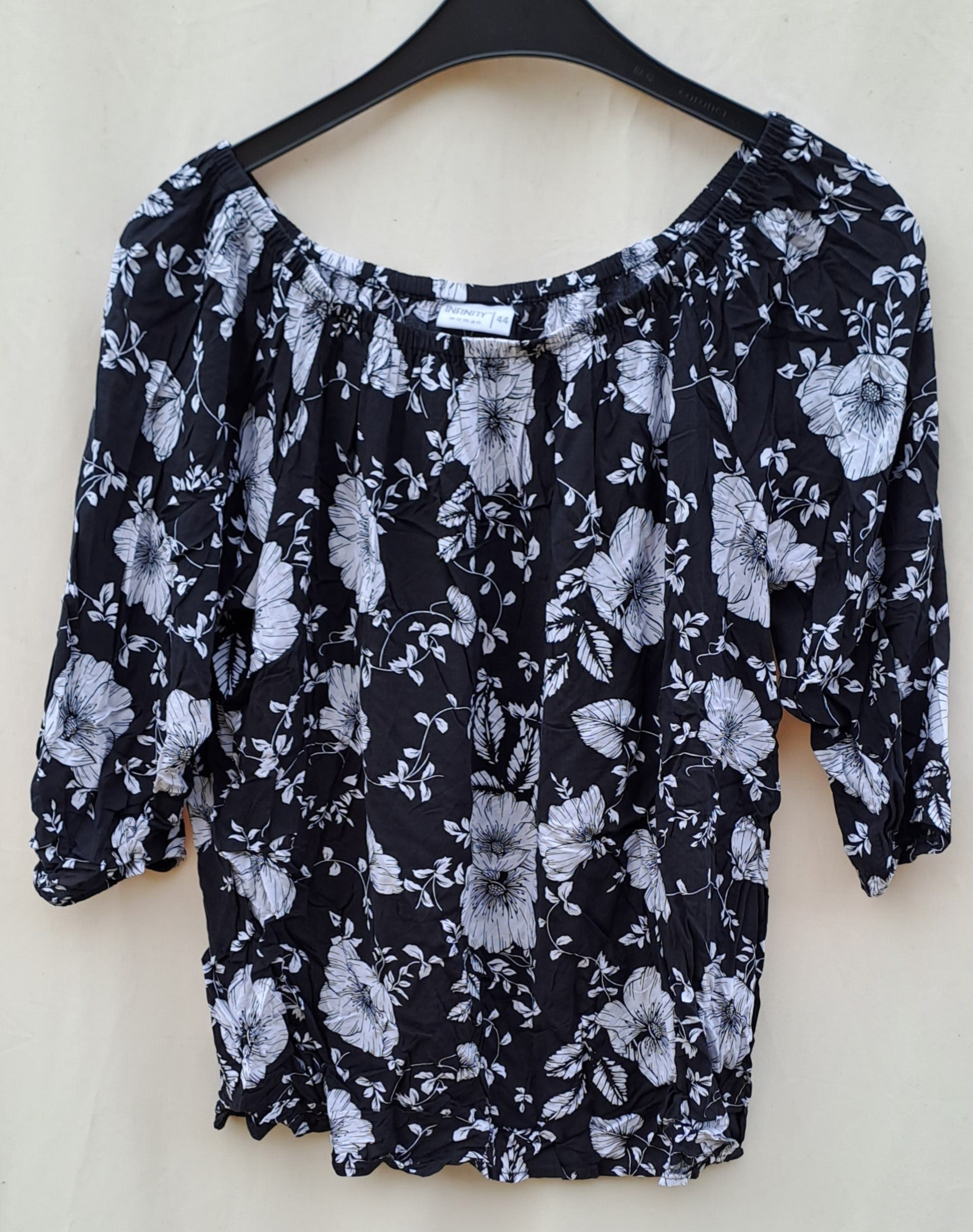 Langarmshirt 3/4-Arm Infinity Woman Gr. 44