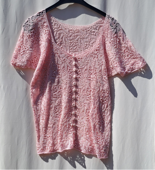 Bluse Kurzarm Gr. M