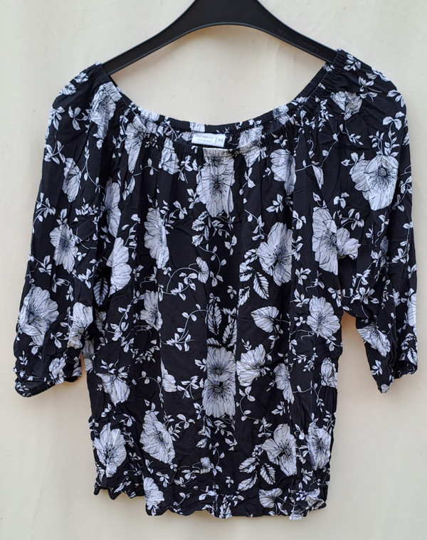 Langarmshirt 3/4-Arm Infinity Woman Gr. 44