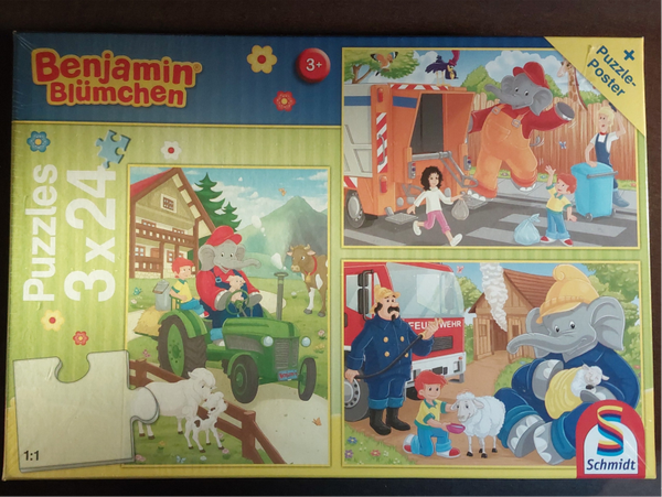 Puzzle Benjamin® Blümchen - Benjamin in Aktion