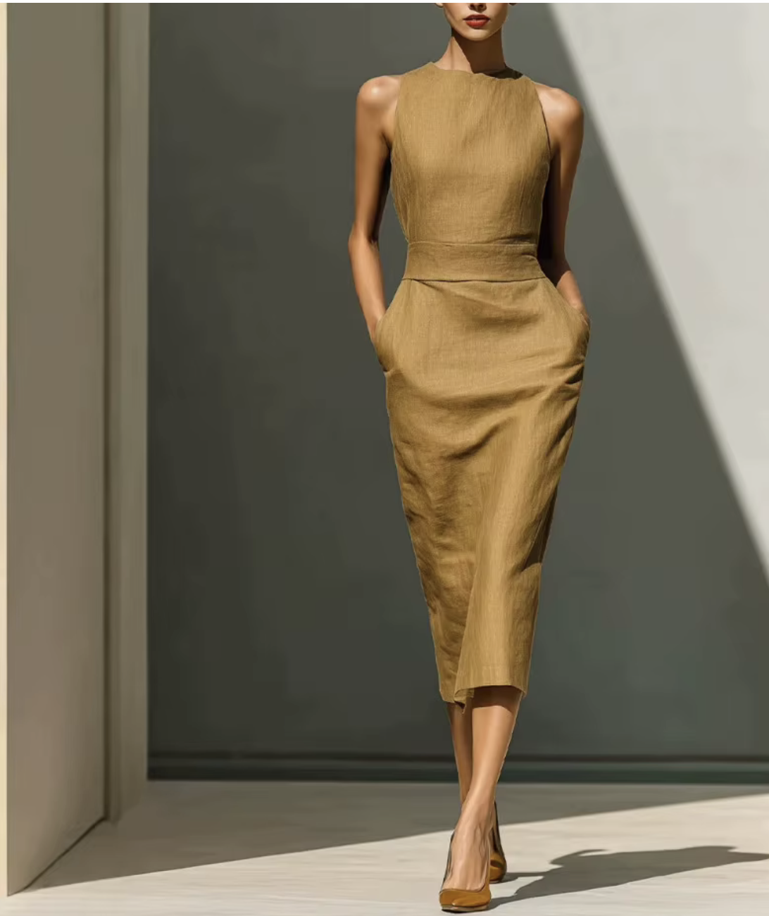 Golden dress