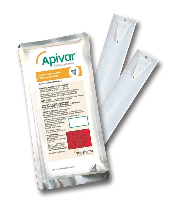 Apivar – Varroa Mite Treatment (10 Strips)