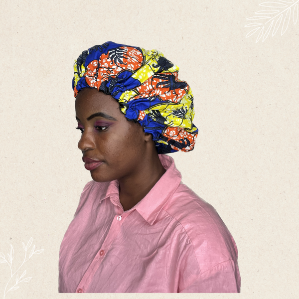 Bonnet wax et satin élastique