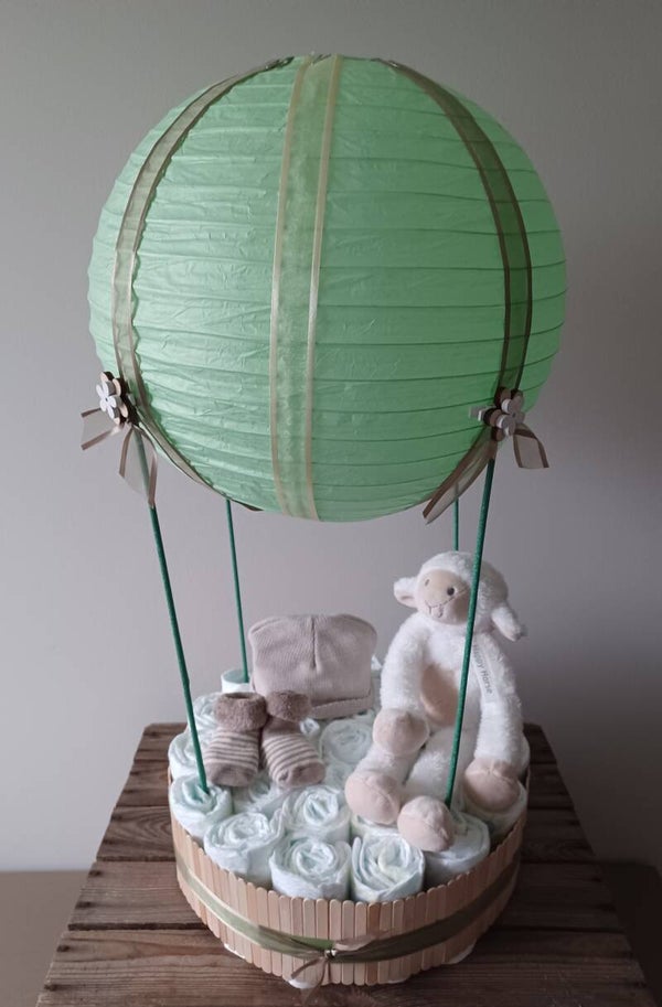 Groene luchtballon