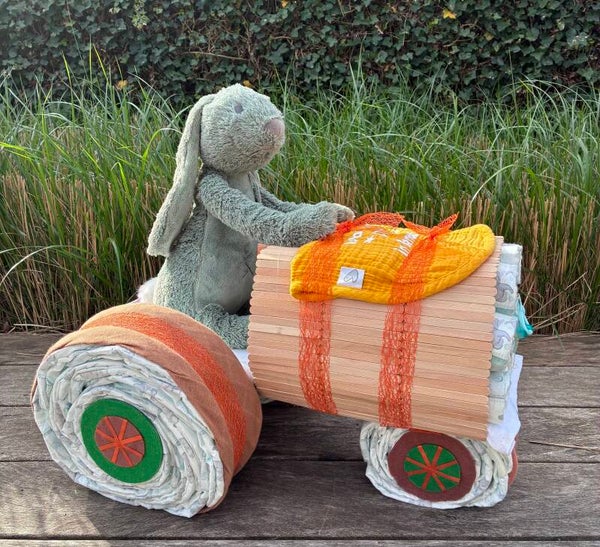Grote Luier-Tractor – een stoer geboortegeschenk