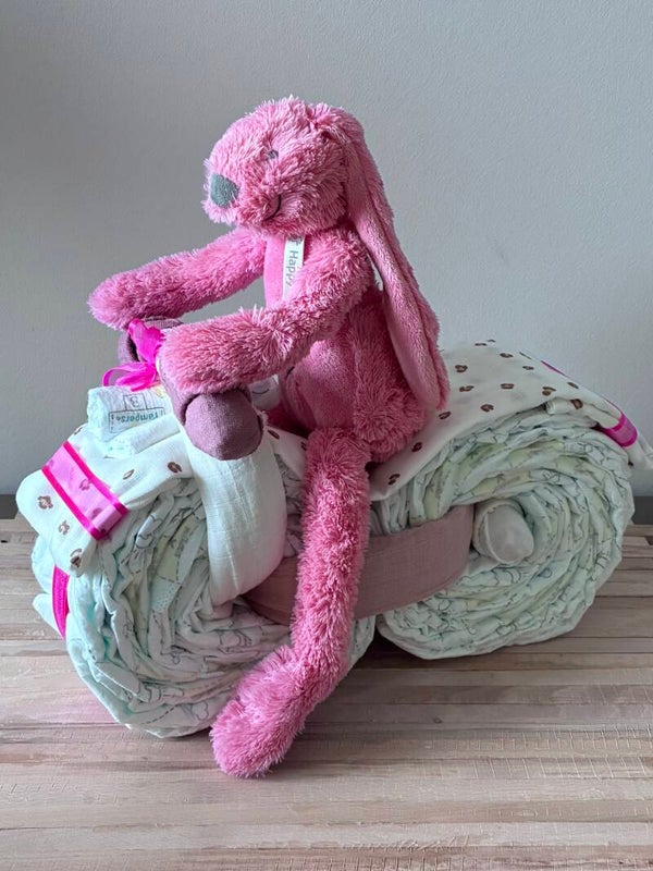Stoere brommer - kraamcadeau meisje
