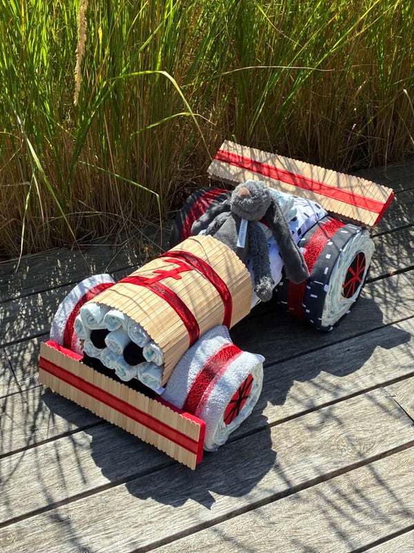 Super de luxe rallywagen , uniek geboortegeschenk