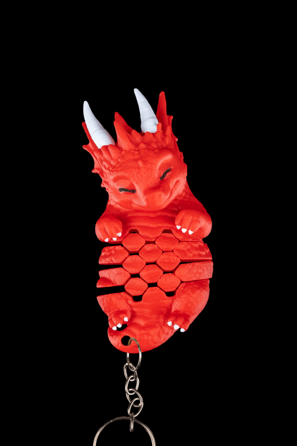 Mesh Dragon Keychain