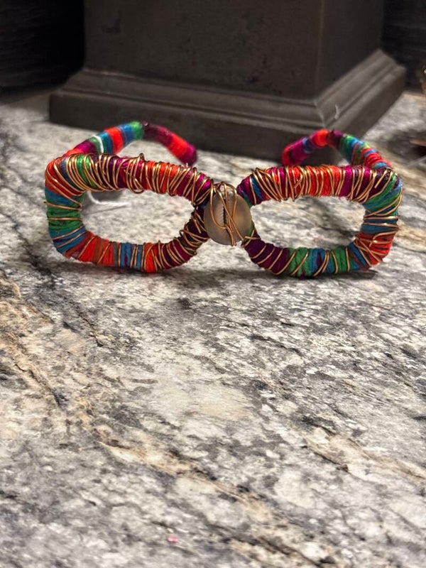 Starburst Copper Wire Glasses