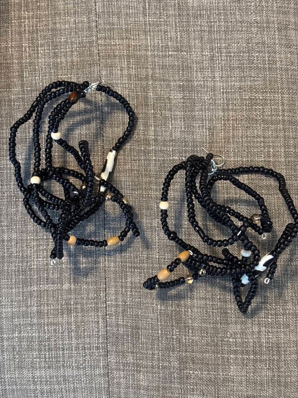 Black Opaque and Bone