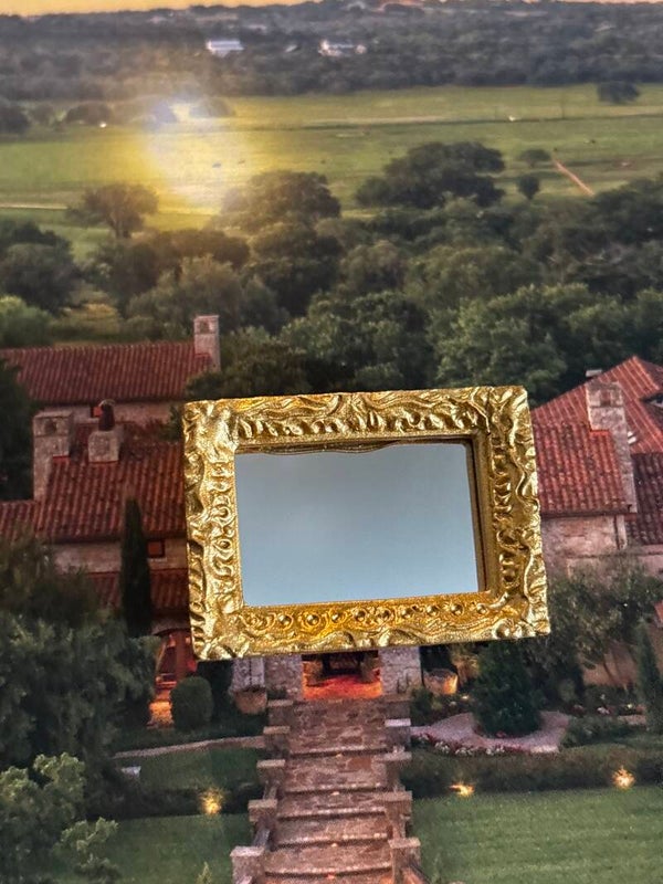 Vintage Mirror Brooch