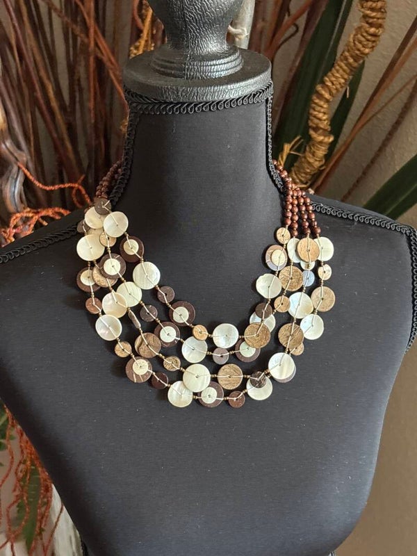 Rain Drum Necklace Set