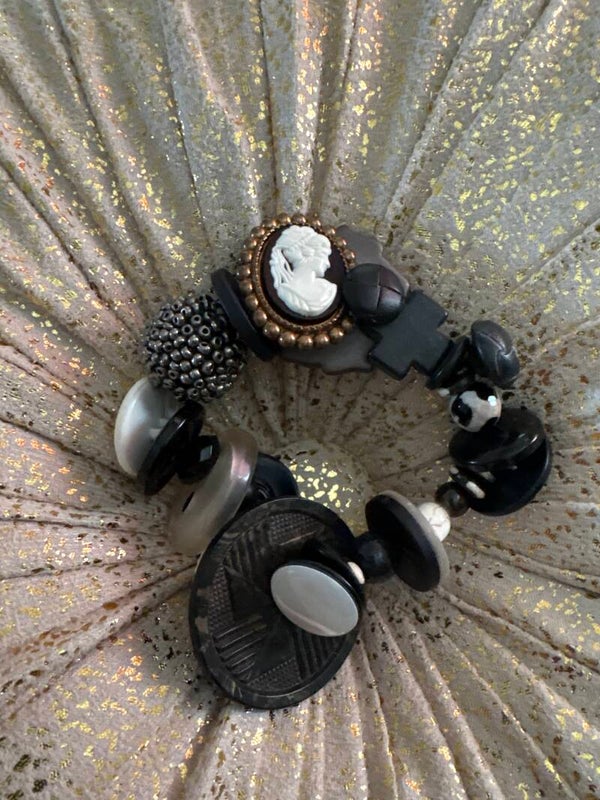 Vintage Button Bracelet