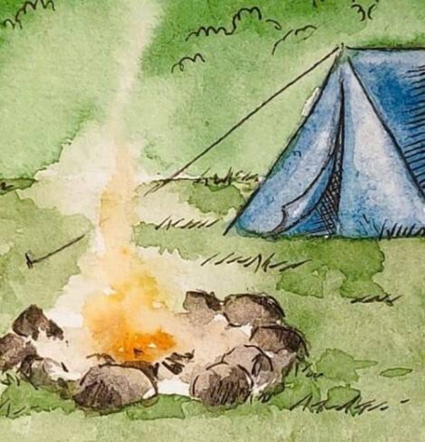 Familien Camping