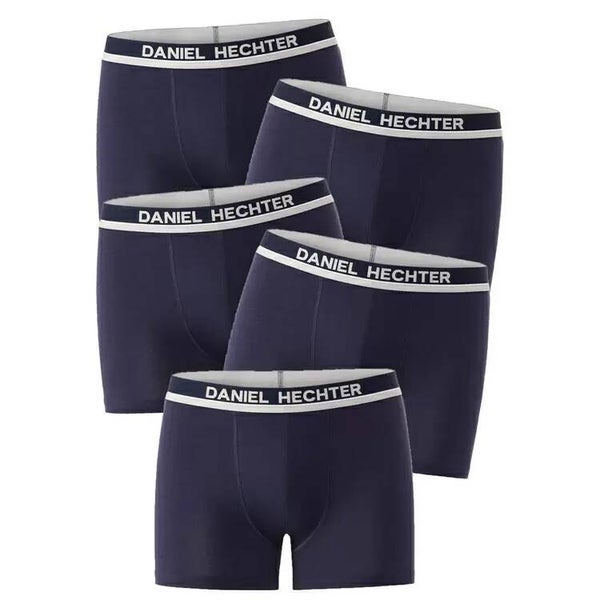 Daniel Hechter Herren Premium Boxershorts 5er Pack dunkelblau Größe L