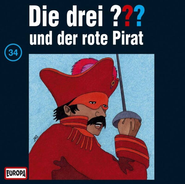 Die drei Fragezeichen LP Folge 34 und der rote Pirat Picture Disc