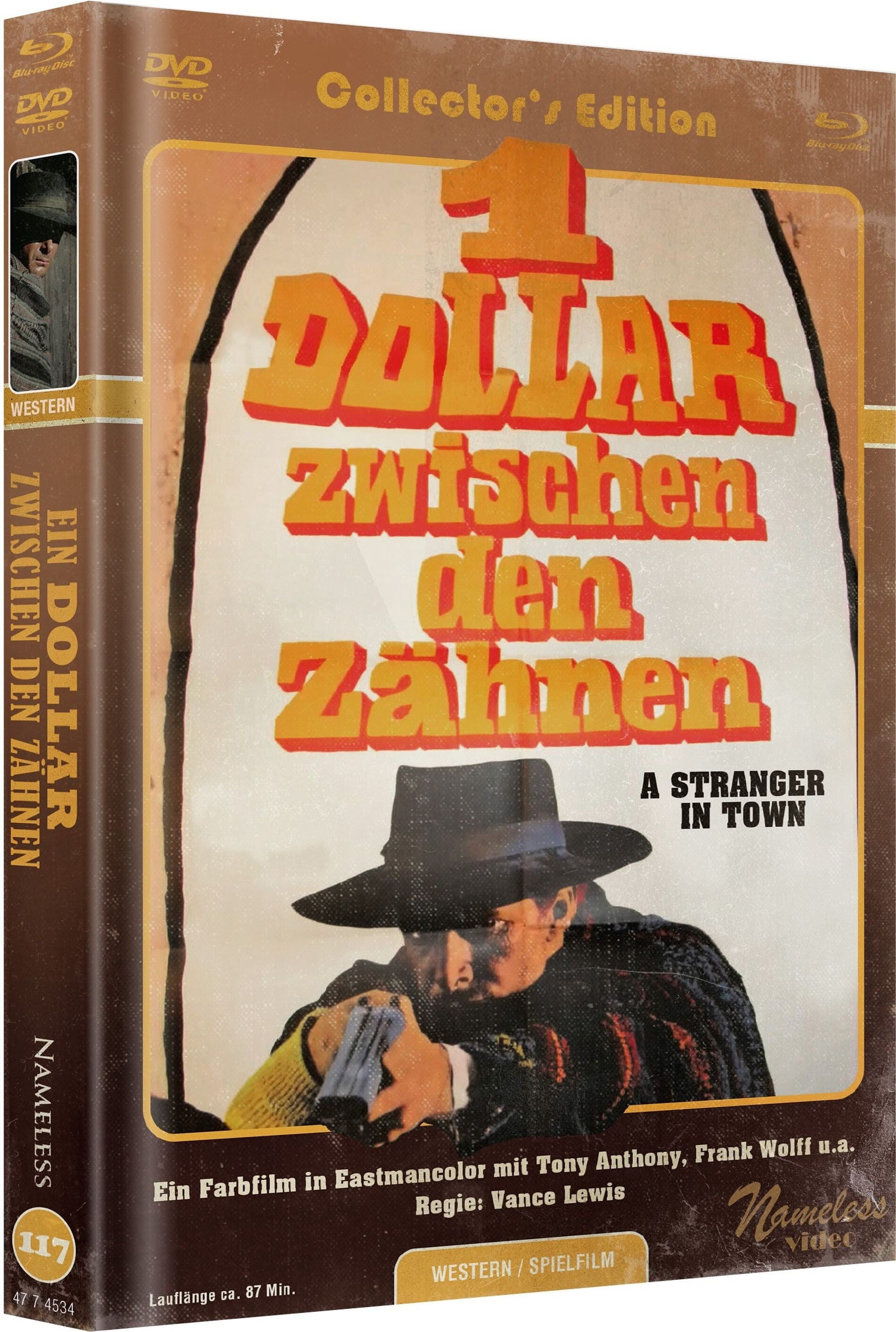 Ein Dollar zwischen den Zähnen Blu-ray & DVD Mediabook Cover C - Retro