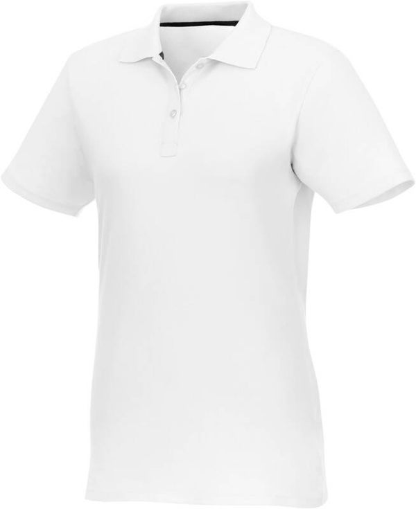 Elevate Helios Damen Polo-Shirt Baumwolle Polo-Hemd Pique-Strick 180 g/m² Farbe Weiß