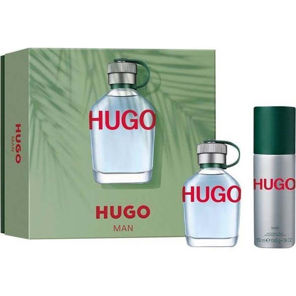 Hugo Man Duftset Herren Eau de Toilette 75ml + Deodorant Spray 150ml