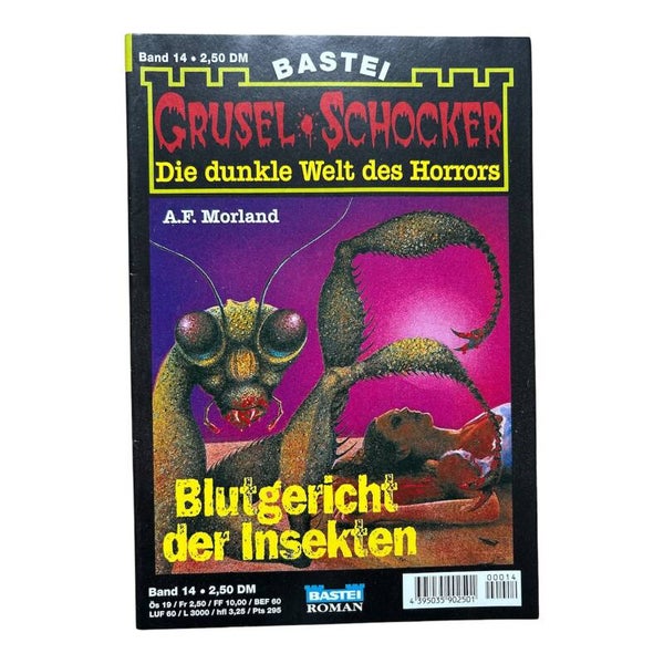 Bastei Grusel Schocker Band 14 A.F. Morland Blutgericht der Insekten