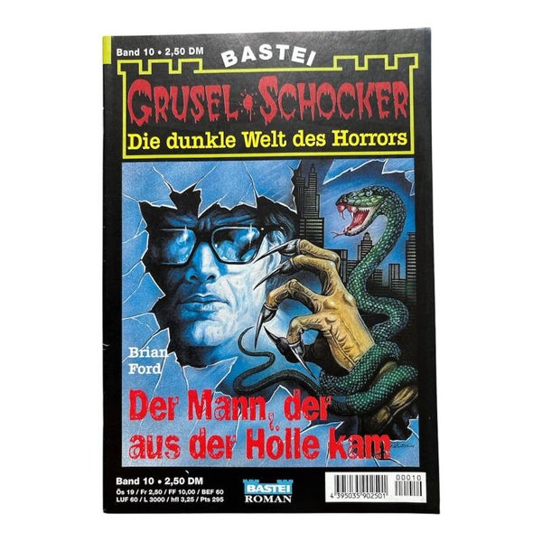 Bastei Grusel Schocker Band 10 Brian Ford Der Mann der aus der Hölle kam