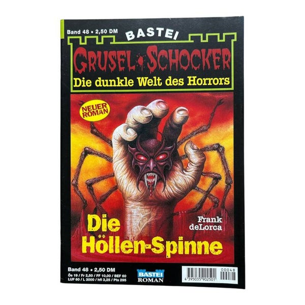 Bastei Grusel Schocker Band 48 Frank de Lorca Die Höllen-Spinne