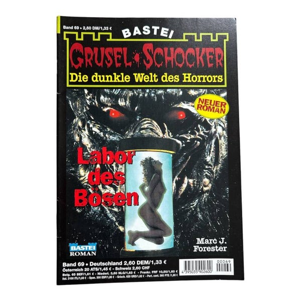 Bastei Grusel Schocker Band 69 Marc J. Forester Labor des Bösen
