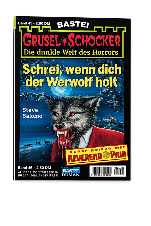 Bastei Grusel Schocker Band 46 Steve Salomo Schrei wenn dich der Werwolf holt