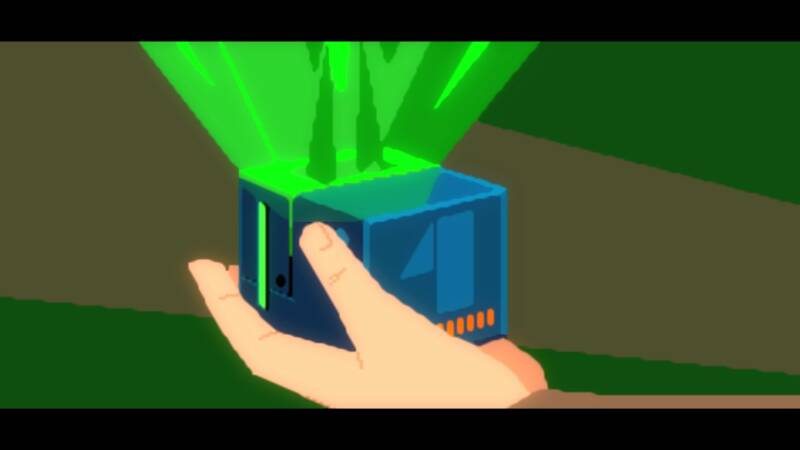 Pantalla Flashback holocubo