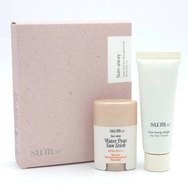 SU:M37°  Sun-away Water Pear Sin Stick Special Set. 14g.