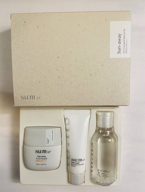 Su:m37° Sun-away Air Fit Sunquid Special Set (New) 50ml SPF50+/PA++++