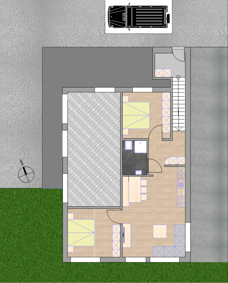 Fuxrevier Wohnungsgrundriss