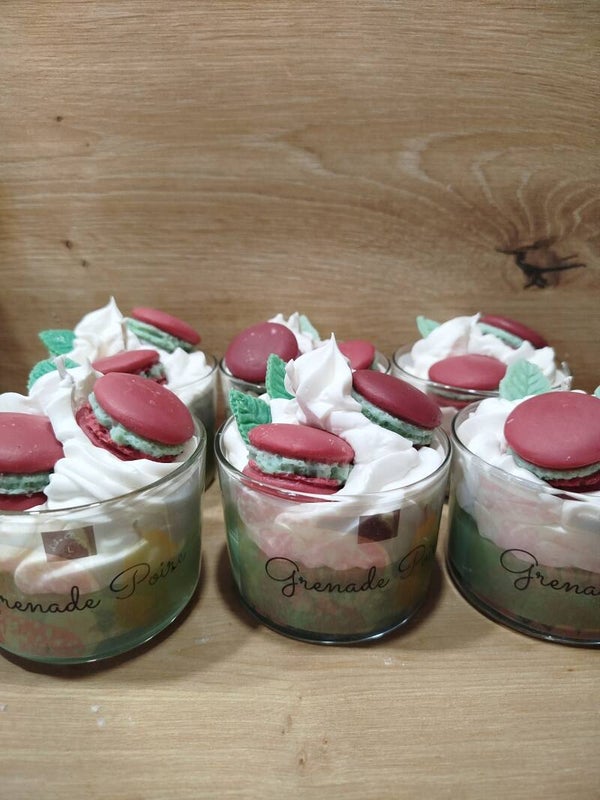Bougie gourmande Grenade Poire