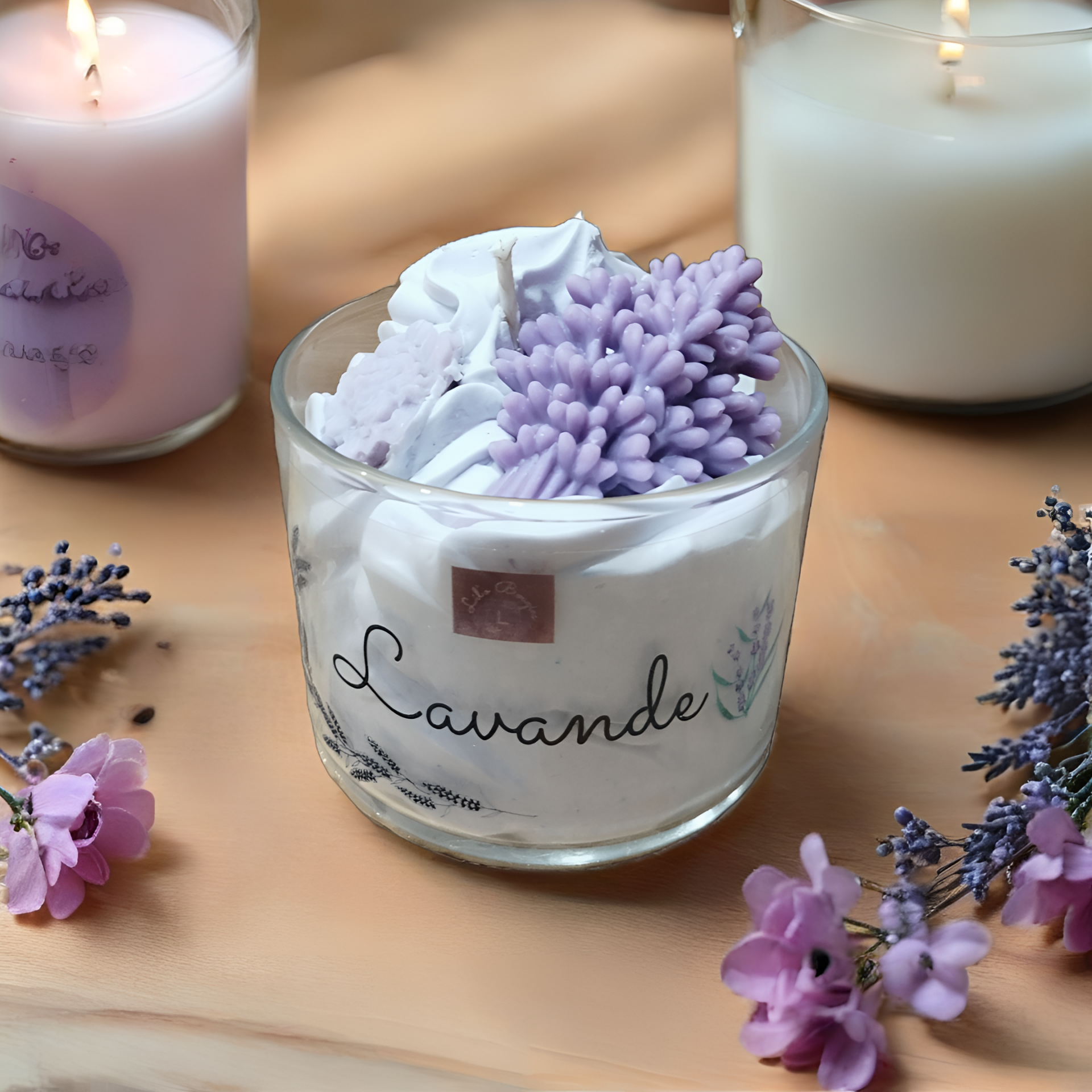 Bougie gourmande lavande
