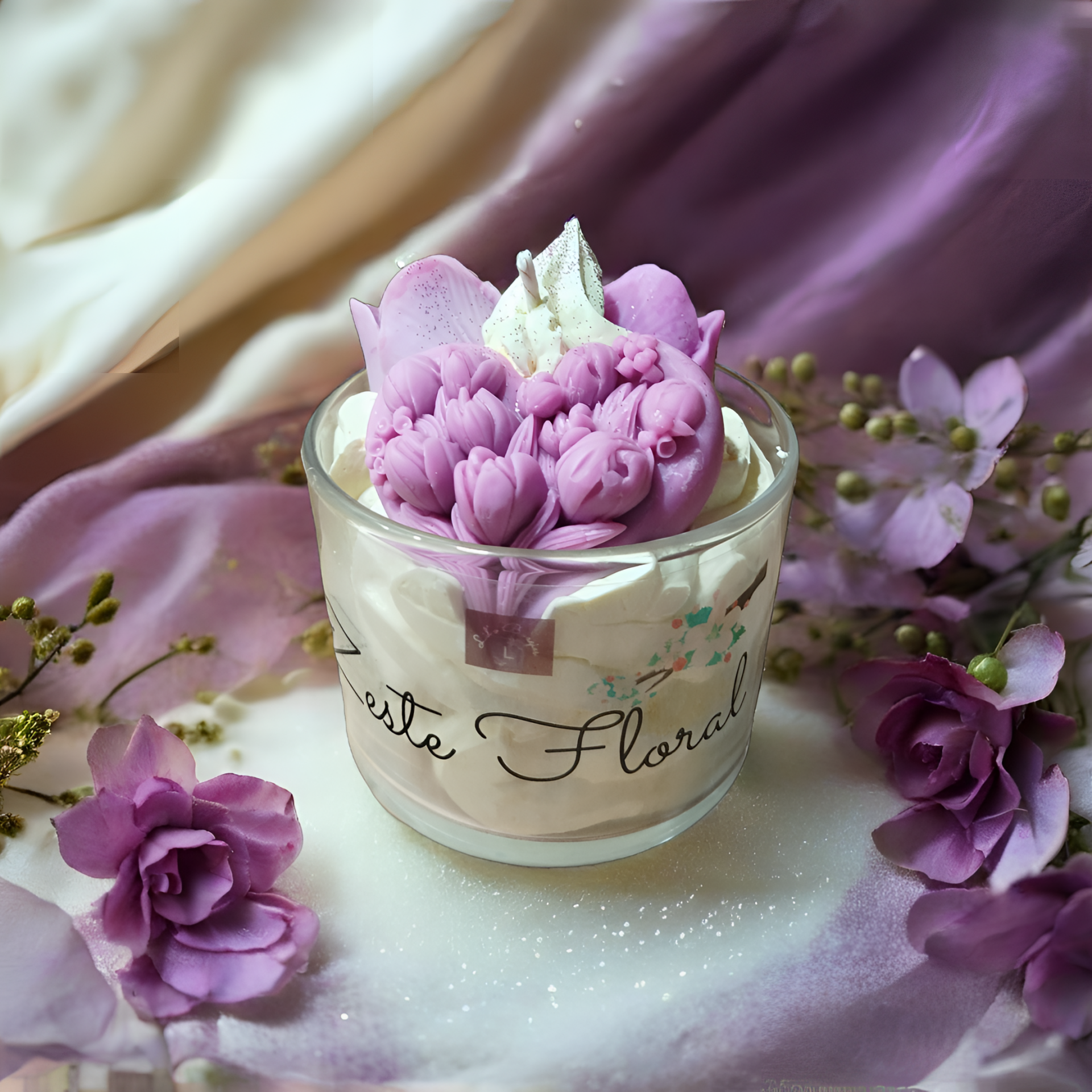 Bougie gourmande zeste flora