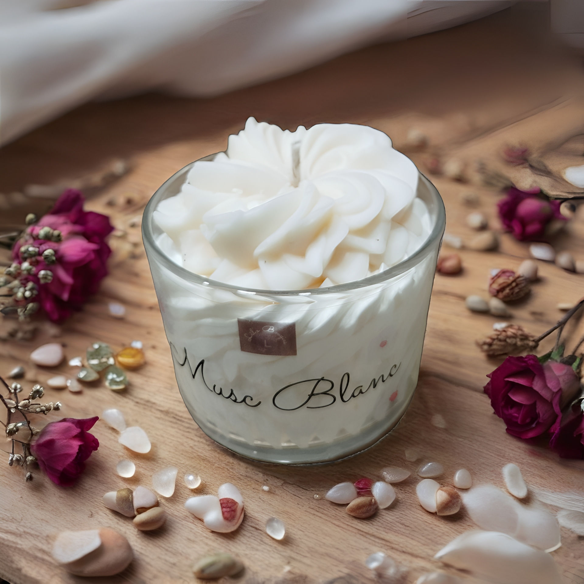 Bougie gourmande Musc blanc