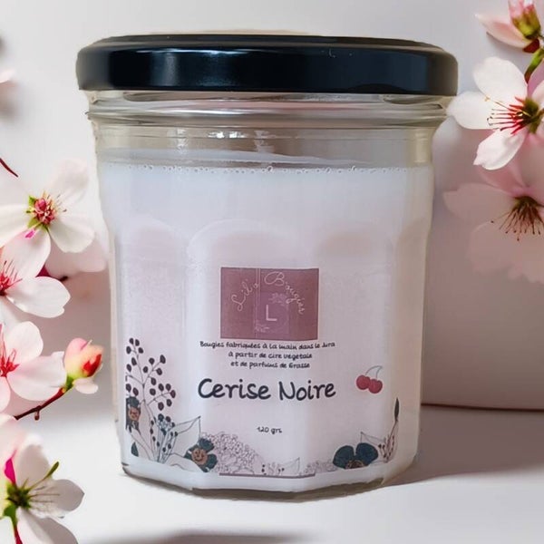 Bougie classique Cerise Noire