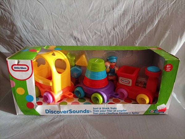 Little tikes, sortera och stapla tåg