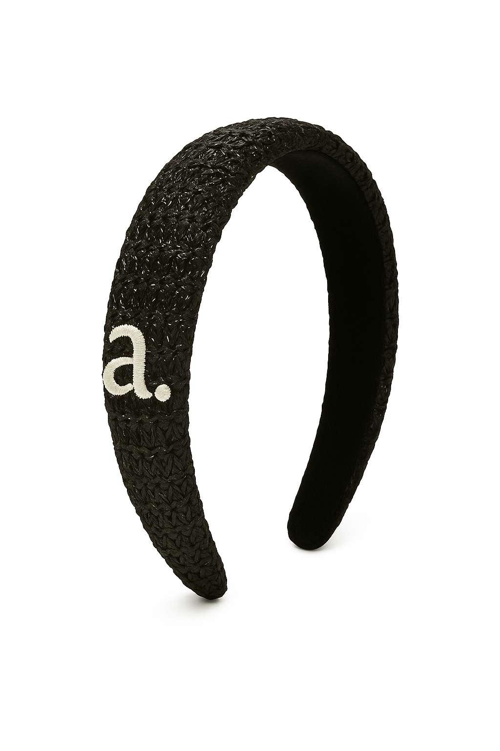 Black Raffia Headband