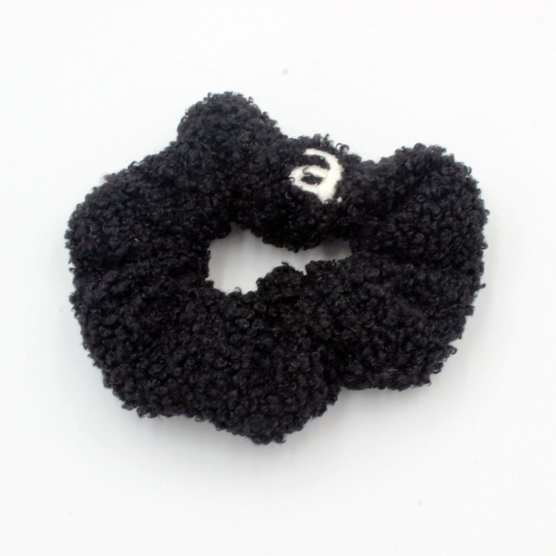 Black Sherpa Scrunchie