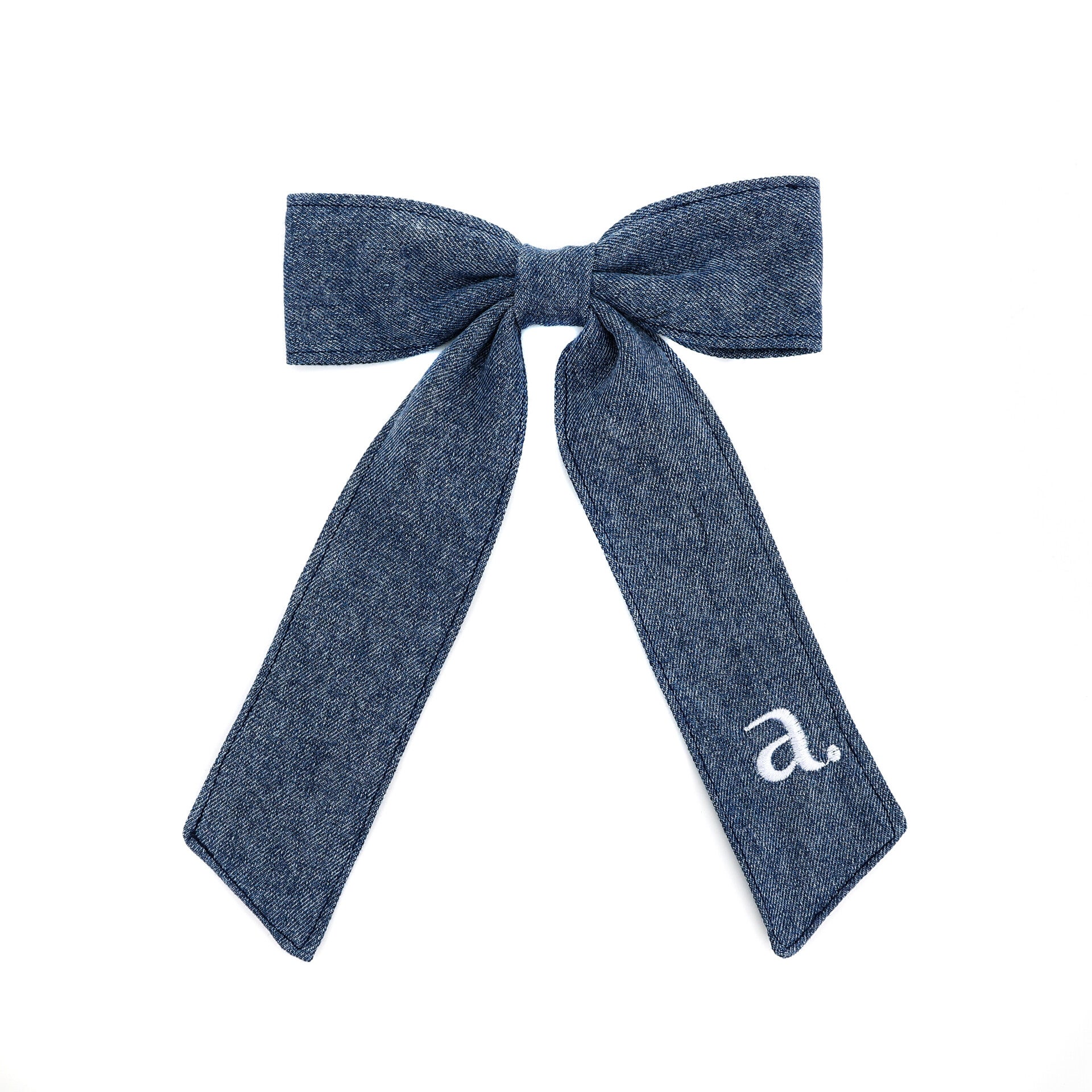 Blue Denim Bow