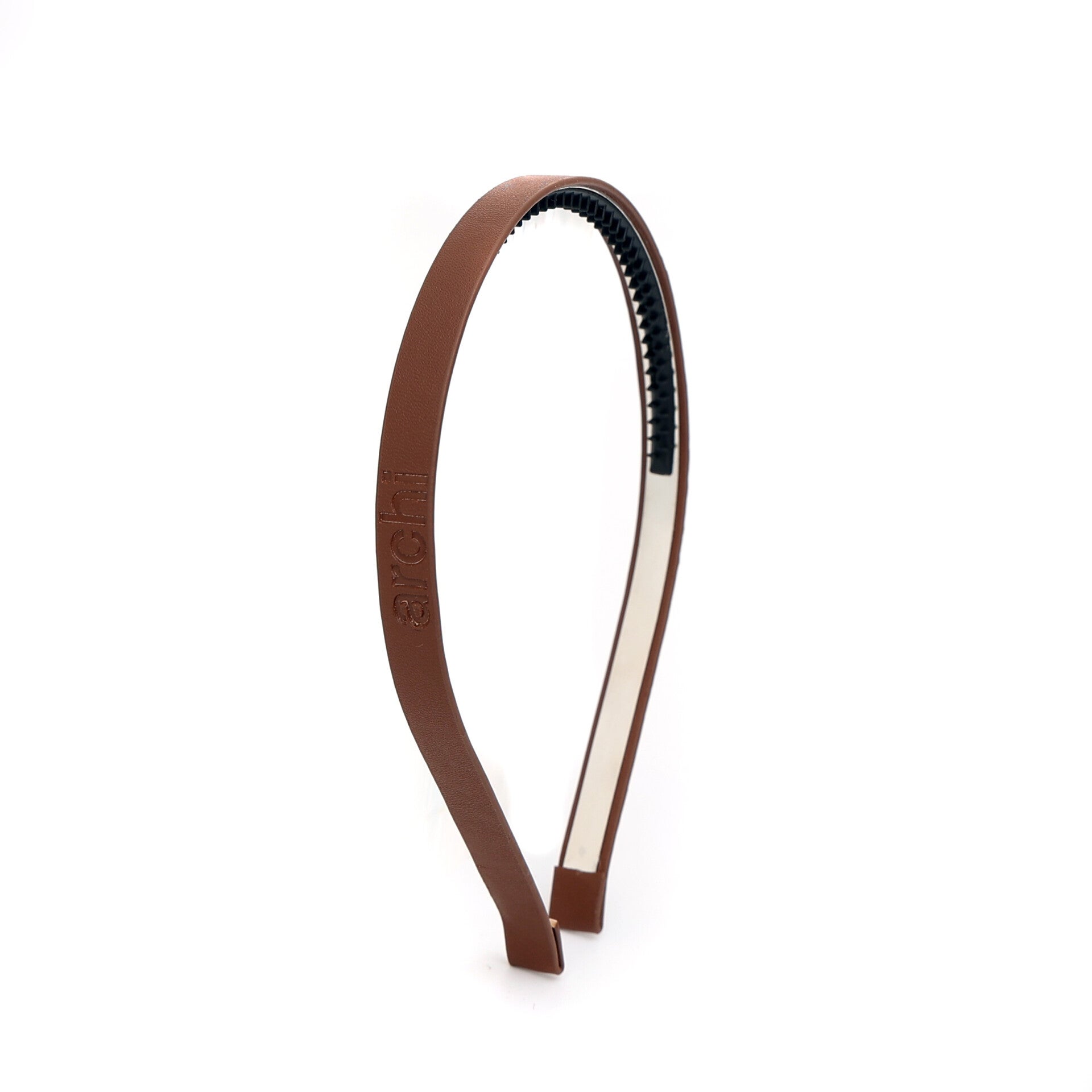 Brown Leather Headband